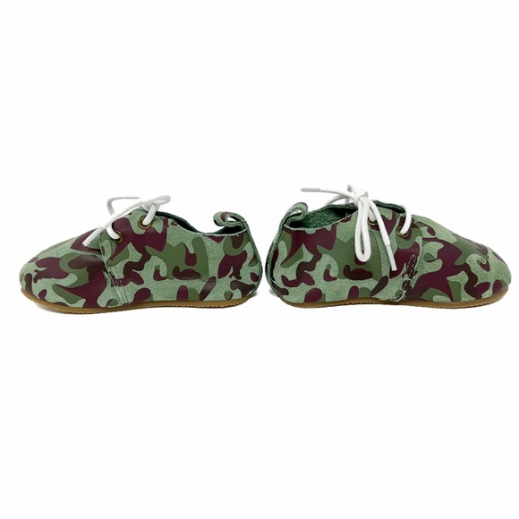 Piper Finn Camouflage Low Top Oxfords Hard Sole 6 Camo - Picture 4 of 6